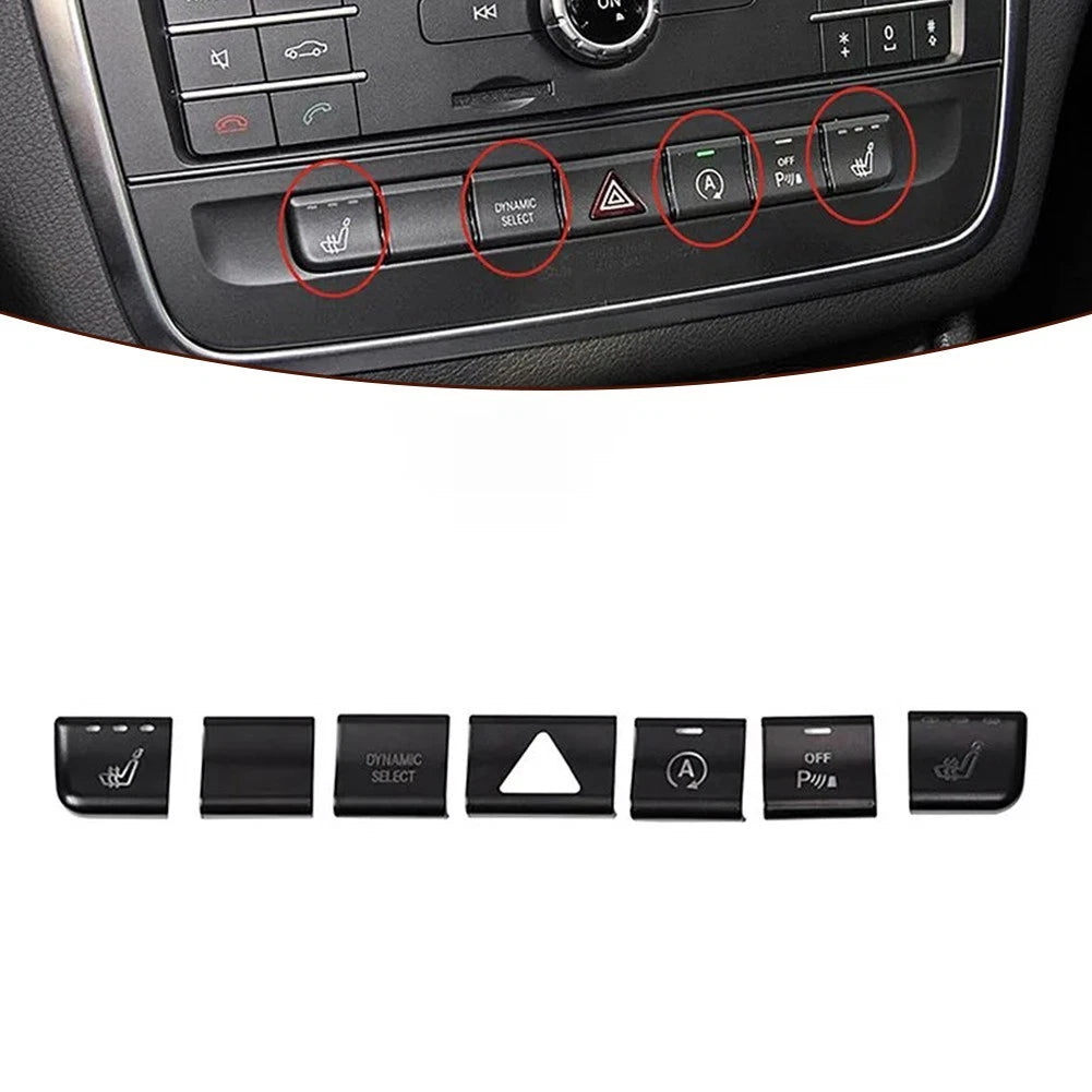 Center Console Button Trim Cover for Mercedes Benz GLA X156 C117 W176 ...