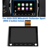 8" LCD Display Touch Screen Radio 8740A076 For 2020-2022 Mitsubishi Outlander US