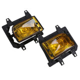 Set of 2 French Yellow Amber Foglights Fog Light for BMW E30 318I 325i 63171385945 63171385946