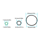 2x Oil Filter Housing Gasket Cooler Seal For BMW X3 X5 X6 Z4 E60 E82 11427566327