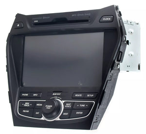 2017-18 Hyundai Santa Fe AMFM SAT Radio CD MP3 Player Navigation BT 965604Z5104X