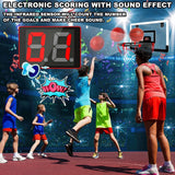 Indoor Mini Basketball Hoop Set + Electronic Scoreboard + 2 Balls Home/Office/Dorm Room