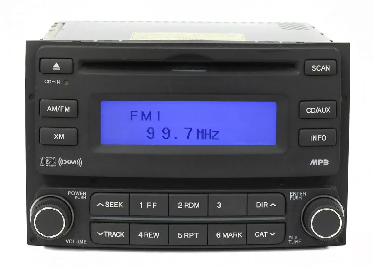 2007-2010 Hyundai Elantra AM FM XM Radio mp3 CD 96160-2H1509Y Opt 960S ...