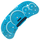 Blue Gauge Face Overlay LED Version Trans Temp for GM Silverado Sierra Regency