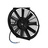 10'' Inch 80W Electric Radiator Slim Cooling Fans 12V Push Pull Black Universal