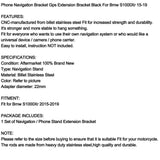 Phone Navigation Bracket Gps Extension Bracket Black for BMW S1000Xr 2015-19