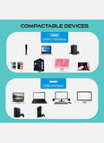 Portable 500GB Compact External Hard Drive HDD USB 3.0 High Speed Storage