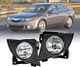 Set Fog Driving Light Lamp w/Cover for Acura TSX 2009-10 Left Right 33900-TL0-A01