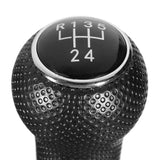 Gear Shift Knob Kit With Boot Cover for 2002-2012 Volkswagen Jetta 5 Speed Black