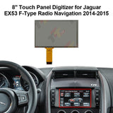 8" Touch Panel Digitizer for Jaguar EX53 F-Type Radio Navigation