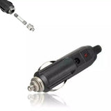 1PC 12V Universal Male Car Cigarette Lighter Socket 15A Plug Connector O9Z1