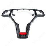 Steering Wheel Trim Cover AMG Carbon Fiber Look for Mercedes Benz W204 C 2012-14