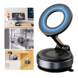 360° Adjustable Magnetic Vacuum Suction Cup Phone Holder Car Mount MagSafe