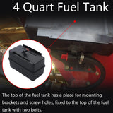 691993 Fuel Tank 1 Gallon Gas Tank 4 Quart Fuel Gas Tank w/ Cap & Shut-Off Valve