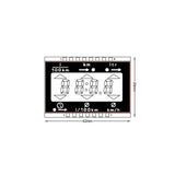 LCD Display for Audi 80 100 200 V8 MFA Instrument Cluster Type B Repair