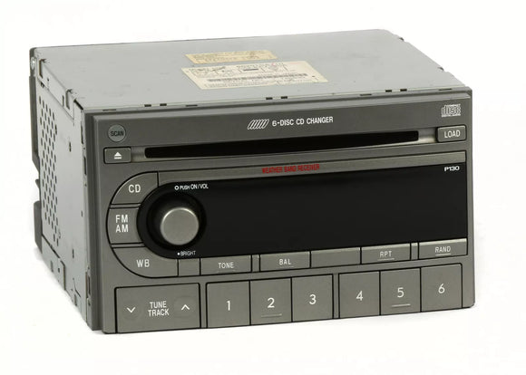 2004-06 Subaru Forester Radio P130 AM FM 6 Disc CD Player 86201SA110 OEM