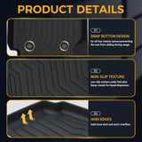 All Weather Carpets Floor Mats Liner for 2018-2025 Volvo XC60 4-Door TPE Rubber