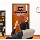 Indoor Mini Basketball Hoop Set + Electronic Scoreboard + 2 Balls Home/Office/Dorm Room