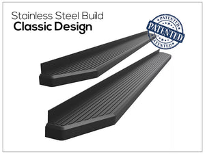 Black Running Boards Style fit for 2011-19 Ford Explorer 4-Door