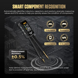 Digital Smart Tweezer Mini LCR Meter ESR SMD Diode Tester Capacitance Resistance