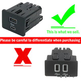 USB + Type-C Dual Multimedia Interface for 2019-23 Ford Lincoln Sync 3 Module USB-C hub