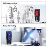 EMF Meter Rechargeable Digital Electromagnetic Field Radiation Detect
