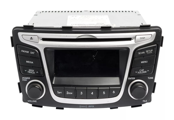 2014 Hyundai Accent AM FM Radio SiriusXM CD MP3 Player 96170-1R1104X