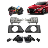 Pair LED Fog Lights Turn Signal Lamps for 2019-2022 Nissan Altima DRL RH&LH