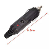 1PC 12V Universal Male Car Cigarette Lighter Socket 15A Plug Connector O9Z1