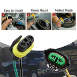 2PCS Headlight Wiring Harness FOR 2007-2013 Chevrolet Silverado 1500 HD 25962806