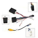 Power/Rear Camera Wiring Cable Adapter With Canbus Box for BMW E46/E39/E53 16Pin