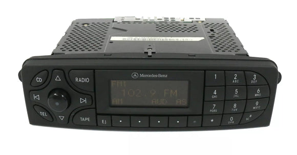 2001-2005 Mercedes Benz C-Class CLK AM FM Radio Receiver A2038202586 CM1330