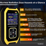 Portable Nuclear Radiation Detector GM Geiger Counter Tube β γ X-Ray Dosimeter