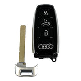 Audi Smart Key Fob IYZ-AK2 4 Button Uncut Blade Locked OEM 4N0959754AM