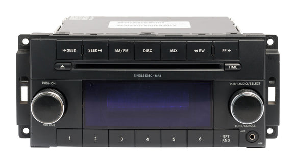 2009-11 Volkswagen Routan AM FM Radio CD Player Aux RES OEM 68025023AD