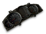 Matte Carbon Fiber Dash Dial Gauge Rings Trim for Porsche Cayenne 955 957 9PA