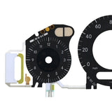 Gauge Face with EL Cold Light Instrument Panel for Mercedes W211 160MPH Black