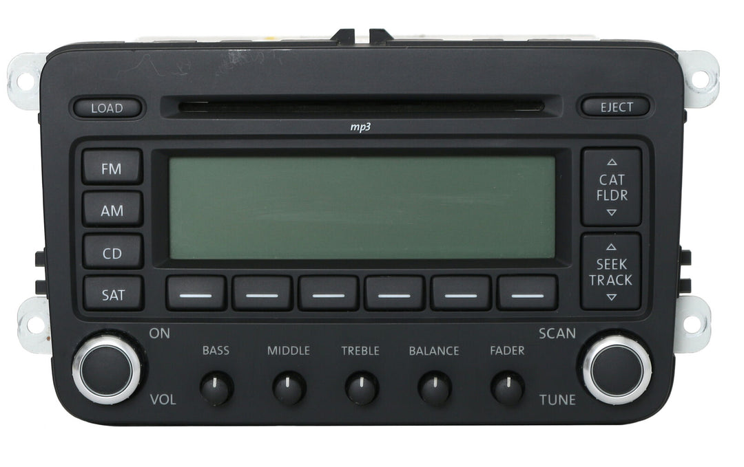 2009-17 Volkswagen Golf Jetta AM FM Radio 6 Disc CD MP3 OEM 3C8035180A