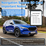2026 Navigation SD Card Update USA/CAN Maps for Mazda CX-50, CX-30, MX-5