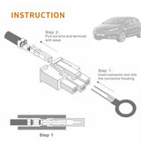 41pcs Wire Terminal Removal Tool Car Electrical Wiring Crimp Connector Pin Kit