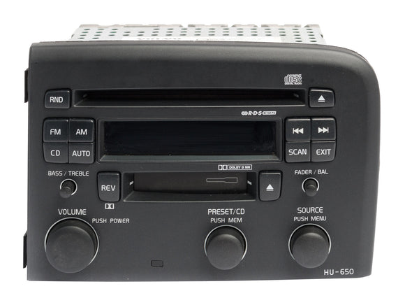 2005-2006 Volvo 80 Series AM FM Radio Cassette CD Player 30737704-1 HU-650