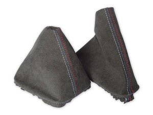 Graphite Alcantara Shift EBrake Boots for BMW E36 E46 3-Series 328 330 M3 1991-2006