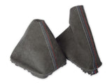 Graphite Alcantara Shift EBrake Boots for BMW E36 E46 3-Series 328 330 M3 1991-2006