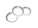 Matte Chrome Dashboard Dial Gauge Rings Bezel Trim for Porsche 986 Boxster