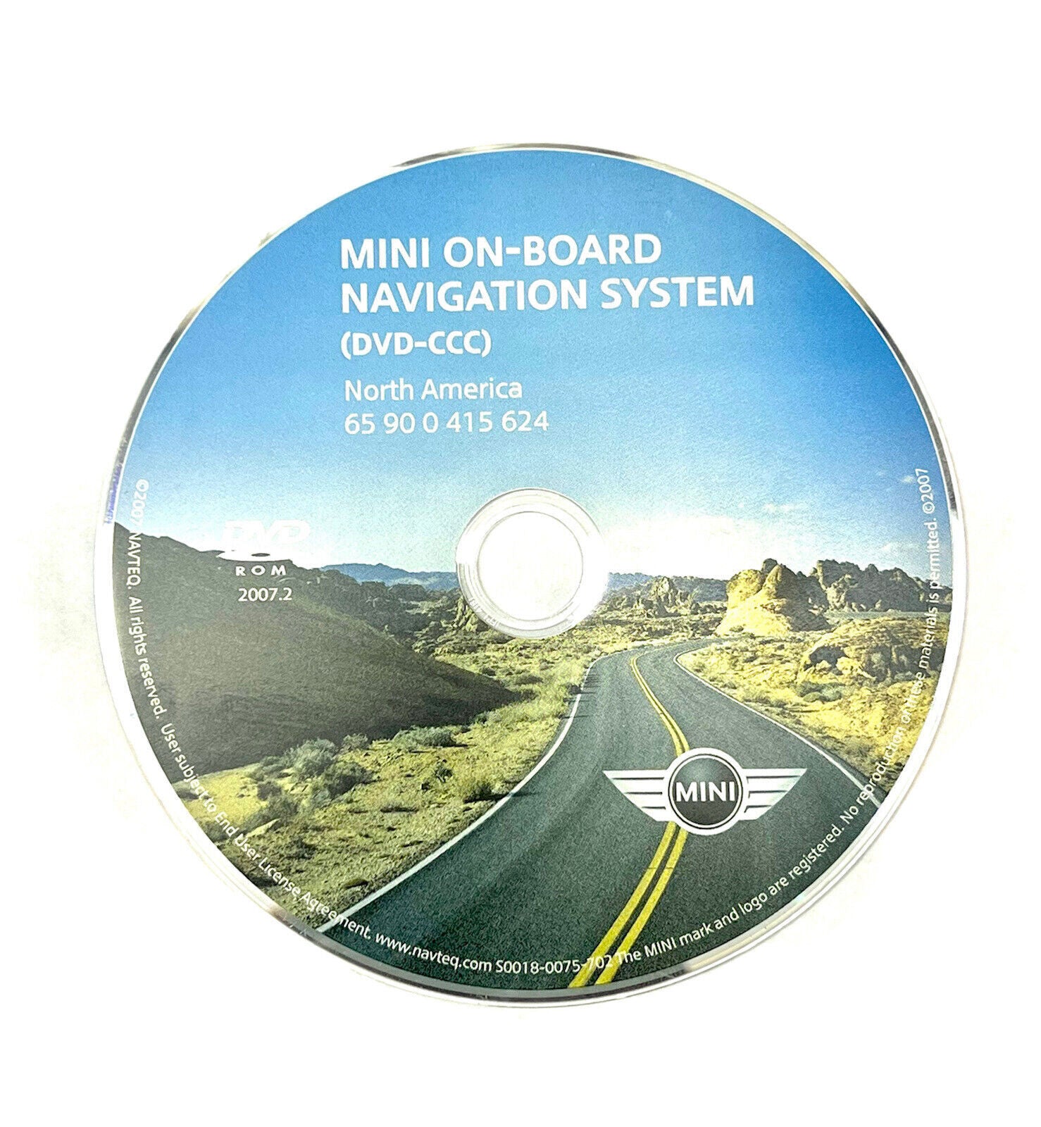CCC Navigation DVD Map 2003-2009 MINI Cooper North America 2007.2 6590 ...