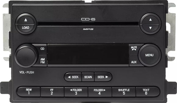 2006-2007 Ford Freestar AM FM Radio 6-Disc CD MP3 Player OEM 6F2T-18C815-HA