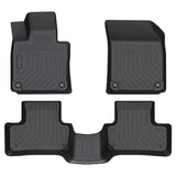 All Weather Carpets Floor Mats Liner for 2018-2025 Volvo XC60 4-Door TPE Rubber