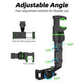360° Rotatable Rear View Mirror Phone Mount Holder Car Accessories Universal for Cell Phone GPS