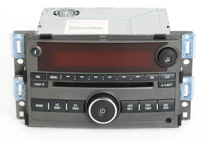 Saturn Aura 2007-08 Radio AMFM 6 Disc CD Player w Aux Input 15835878