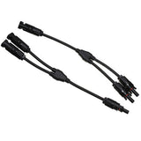 Solar Panel Y Branch Cable Connection Waterproof Adapter Connector Extension US
